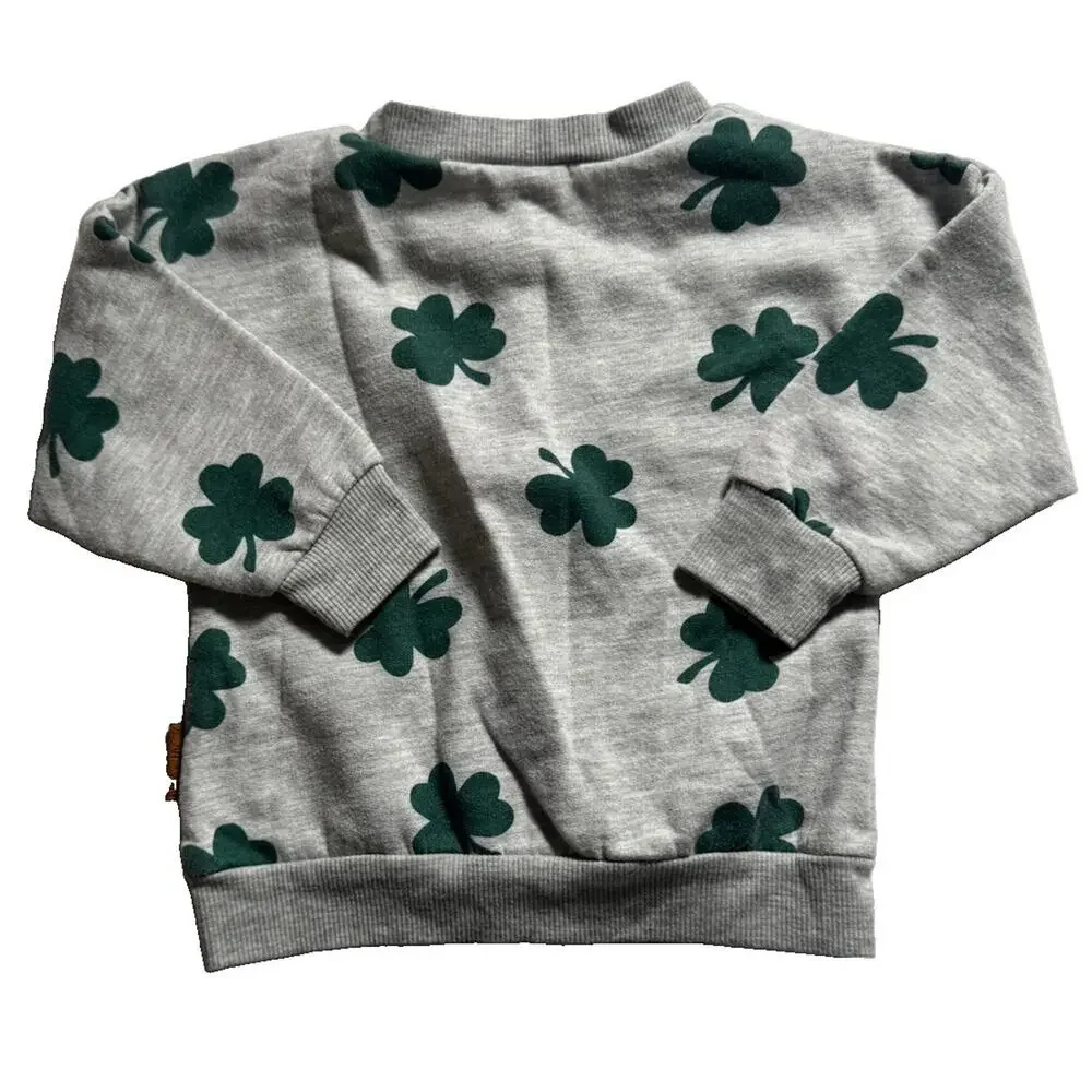 Lila & Jack Baby 12-18M Shamrock Clover Sweatshirt Jogger Pants Set